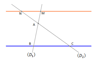 exercice théorème de Thalès corrigés