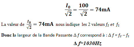 largeur bande passante